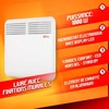 Sieninis konvekcinis šildytuvas Warmtech, 1000 W