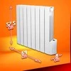 Sieninis šildytuvas Warmtech, 1200 W, 8 šildymo elementai