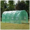 Šiltnamis su armuota plėvele, 10 m2, 2,5x4 m, žalias
