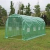 Šiltnamis su armuota plėvele, 10 m2, 4x2.5 m, žalias