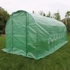 Šiltnamis su armuota plėvele, 10 m2, 4x2.5 m, žalias