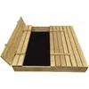 Smėlio dėžė Bonus Orbis, 140x140cm, su patiesalu ir 300kg smėlio, ruda