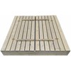 Smėlio dėžė Bonus Orbis, 140x140cm, su patiesalu ir 300kg smėlio, pilka