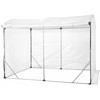 Šoninis šiltnamis, PE, 3 m2, 3x1 m, baltas