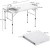 Universalus sulankstomas lauko stalas HATIS, 127 x 68,5 x 91,5 cm