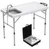 Universalus sulankstomas lauko stalas HATIS, 127 x 68,5 x 91,5 cm