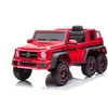 Vaikiškas elektromobilis HATIS “Mercedes-Benz G 63 AMG 6X6“, raudonas