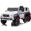 Vaikiškas elektromobilis HATIS “Mercedes-Benz G 63 AMG 6X6“, baltas