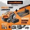 Belaidis vejos pjovimo robotas Lawnmaster 27 V, 4 Ah, 600m2