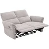 Home4you Sofa-reglaineris DAMIKA 2 vietų Elektrinis Pilka