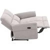 Home4you Sofa-reglaineris DAMIKA 2 vietų Elektrinis Pilka