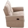 Home4you Sofa-reglaineris DAMIKA Dvivietė Šviesiai ruda