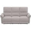 Home4you Sofa-reglaineris DAMIKA Trivietė Elektrinė Pilka