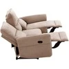 Home4you Sofa-reglaineris DAMIKA Trivietė Šviesiai ruda