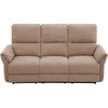 Home4you Sofa-reglaineris DAMIKA Trivietė Šviesiai ruda