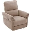 Sofa Home4You Fotelis-reglaineris DAMIKA Elektrinis Šviesiai rudas