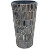 Home4You Augalų laikiklis WICKER D28xH50cm, pilkas