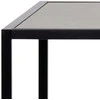 Home4you Baro stalas SEAFORD 120x60xH105cm, juodas