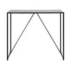 Home4you Baro stalas SEAFORD 120x60xH105cm, juodas