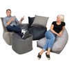 Fotelis Home4You Sėdmaišis MITSU-MITSU, pilkas