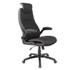 Home4You Vadovo kėdė OFFICE4YOU PISTOIA, juodos sp. audinys ir kryžmė