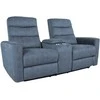 Home4you Sofa-reglaineris GASTON 2 vietų Mėlyna