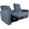 Home4you Sofa-reglaineris GASTON 2 vietų Mėlyna