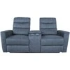 Home4you Sofa-reglaineris GASTON 2 vietų Mėlyna