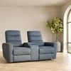Home4you Sofa-reglaineris GASTON 2 vietų Mėlyna