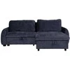 Home4You Mėlyna Kampinė sofa-lova CLOUD mėlyna