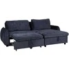 Home4You Mėlyna Kampinė sofa-lova CLOUD mėlyna
