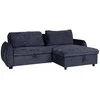 Home4You Mėlyna Kampinė sofa-lova CLOUD mėlyna