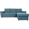 Home4you Kampinė sofa lova INGMAR, šviesiai mėlyna