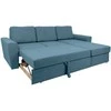Home4you Kampinė sofa lova INGMAR, šviesiai mėlyna