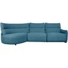 Home4you Kampinė sofa CANNES LC Elektrinis reklaineris, pilkai mėlyna