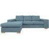 Home4you Kampinė sofa DAGMAR šviesiai mėlyna