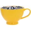 Home4You Mėlyna Puodelis SEREN H7,7cm 355ml, geltonas/mėlynas