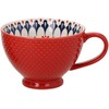 Home4You Puodelis SEREN H7,7cm 355ml, raudonas/mėlynas