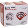 Home4You Puodelis SEREN H7,7cm 355ml, raudonas/mėlynas