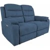 Sofa Home4you Elektrinis reglaineris MIMI , 2-vietis, mėlynas