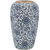 Home4You Mėlyna Vase TITAN STONE D17xH27cm, mėlynas flower