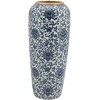 Home4You Mėlyna Vase TITAN STONE D17xH34cm, mėlynas flower