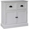 Fotelis Home4You Komoda MELDON, balta