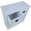 Fotelis Home4You Komoda MELDON, balta