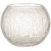 Home4You Žvakidė „CRACK“, skersmuo 10 x aukštis 8,5 cm, stiklinė