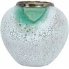 Home4You Keraminė vaza TITAN STONE H18cm, žalia/balta tekstūra