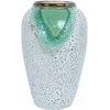 Home4You Keraminė vaza TITAN STONE H27cm, žalia/balta tekstūra