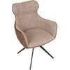 Home4You Chair CHANA swivel, beige