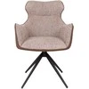 Home4You Chair CHANA swivel, beige