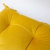 Fotelis Home4You Pagalvėlė kėdei VELVET 2, geltona